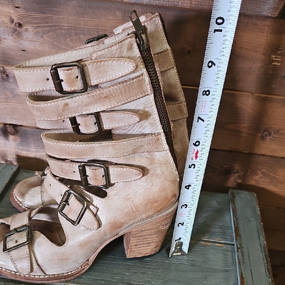Freebird Sandals Bond Boots Buckle Straps Gladiator 7 - Picture 10 of 11